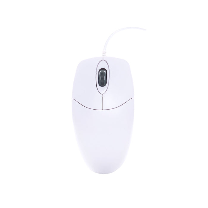 Active Key AK-PMJ1 Washable Scroll Wheel Mouse in White - Wired