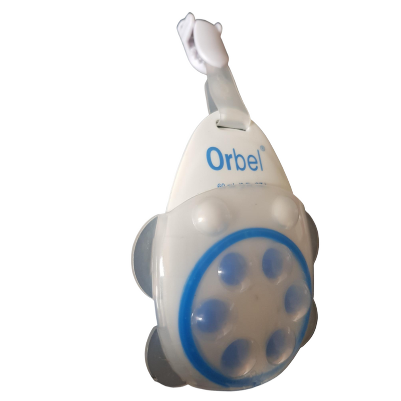 Orbel® Personal hand sanitiser with belt clip - White