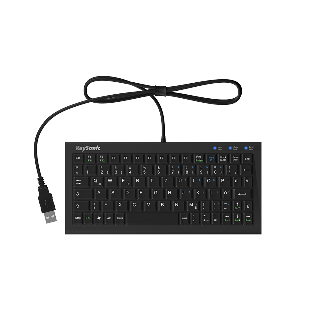 Keysonic ACK-3401U Super-Mini Keyboard — Keyboard Specialists LTD