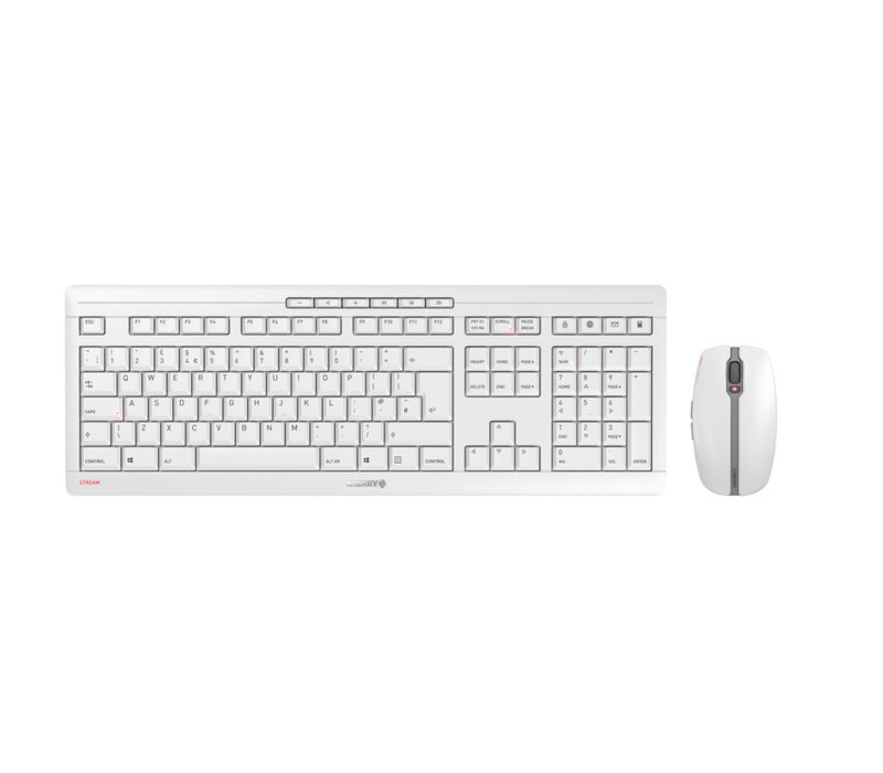CHERRY STREAM Desktop Recharge Wireless Keyboard and Mouse Set