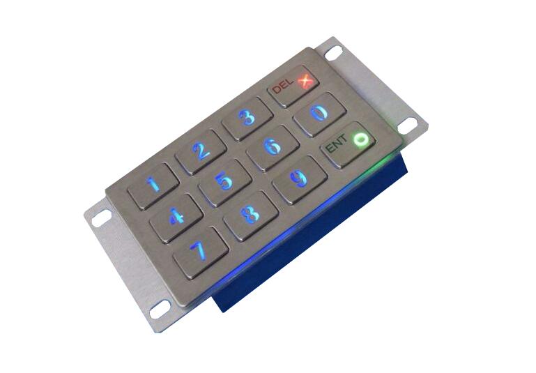 KBS-KP-2120-LED Stainless Steel Keypad