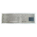 KBS-PC-BT Panel Mount Stainless Steel Keyboard with Touchpad