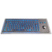 KBS-PC-F2-LED Backlit Stainless Steel Keyboard with Trackball