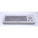 KBS-PC-H-Desk Stainless Steel Keyboard with Integrated Trackball