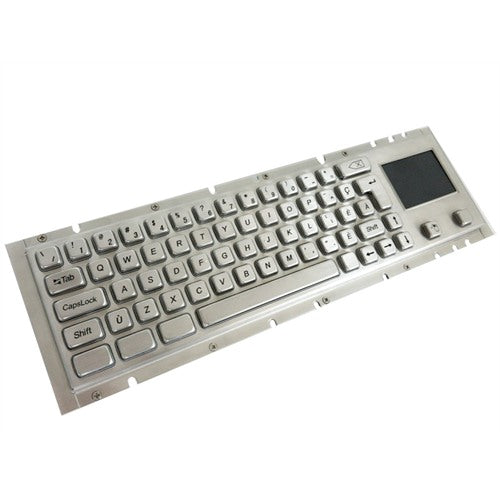 KBS-PC-HT Stainless Steel Keyboard with Integrated Touchpad