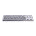 KBS-PC-H Stainless Steel Keyboard with Integrated Trackball