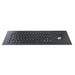 KBS-PC-I-3 Black Stainless Steel Keyboard with Integrated Trackball
