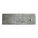 KBS-PC-I-3 Stainless Steel Keyboard with Integrated Trackball
