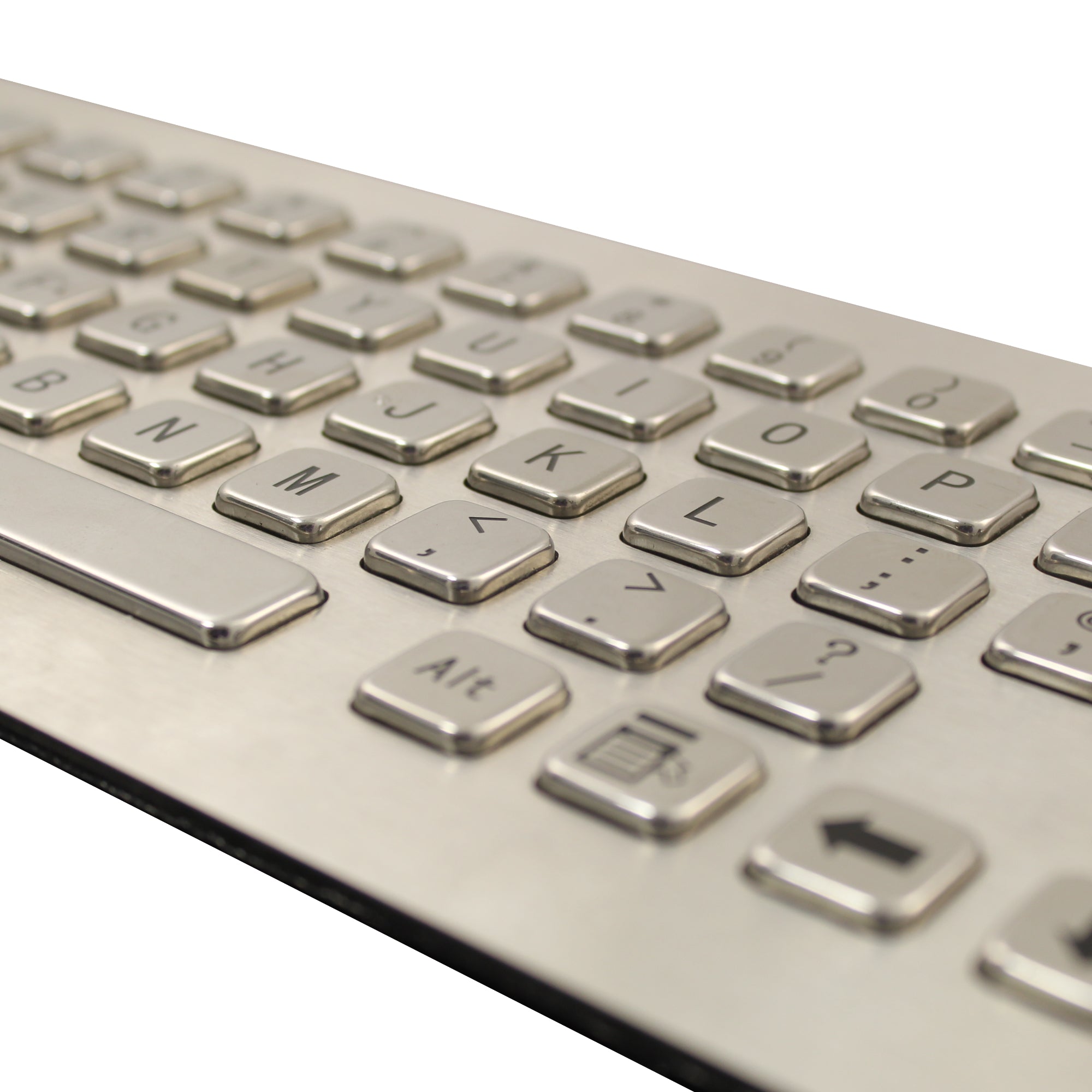KBS-PC-I Stainless Steel Panel Mount Keyboard with Trackball — Keyboard ...
