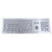 KBS-PC-MINI3 Compact Stainless Steel Keyboard with Trackball