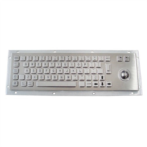 KBS-PC-N Stainless Steel Keyboard with Trackball