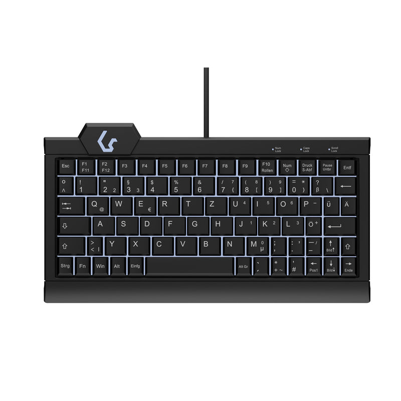 Keystone Mini Keyboard Keysonic KSK-3010 Super-Mini Keyboard with Backlighting — Keyboard ...