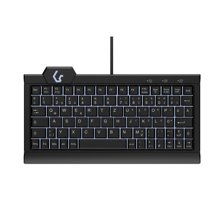 Keysonic KSK-3010 Super-Mini Keyboard with Backlighting