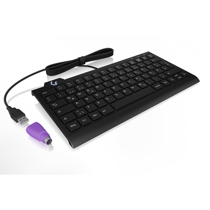 Keysonic KSK-5010 Compact Keyboard with Backlighting