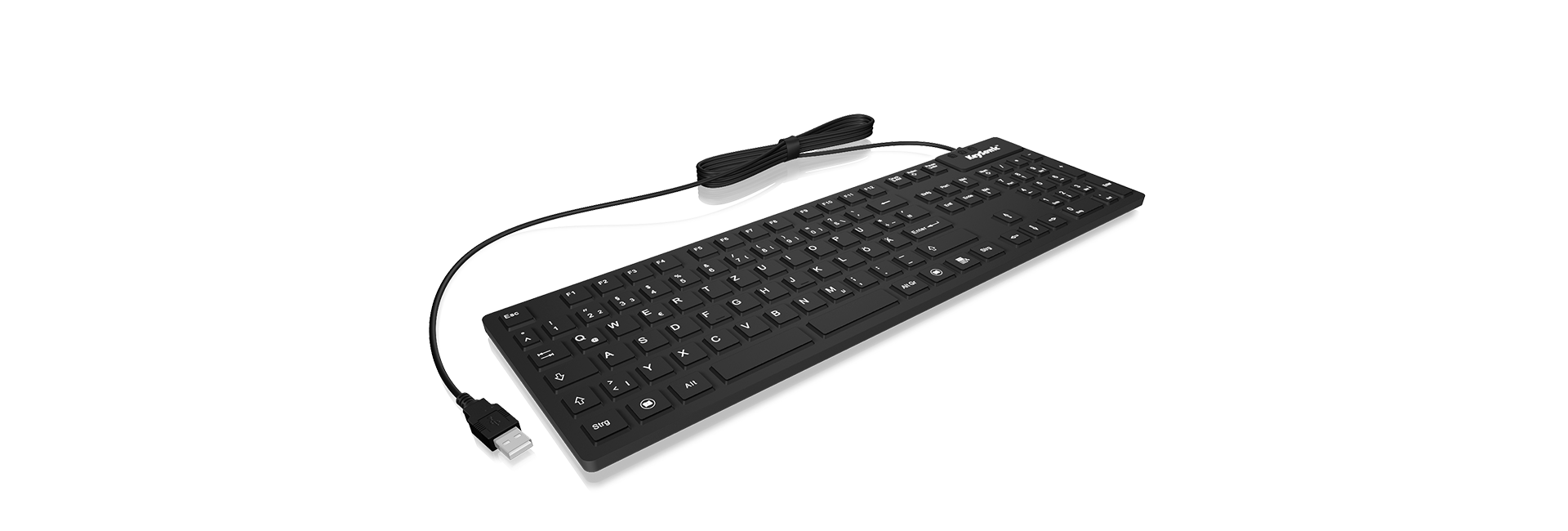 Keysonic KSK-8030 Waterproof Full Size Keyboard