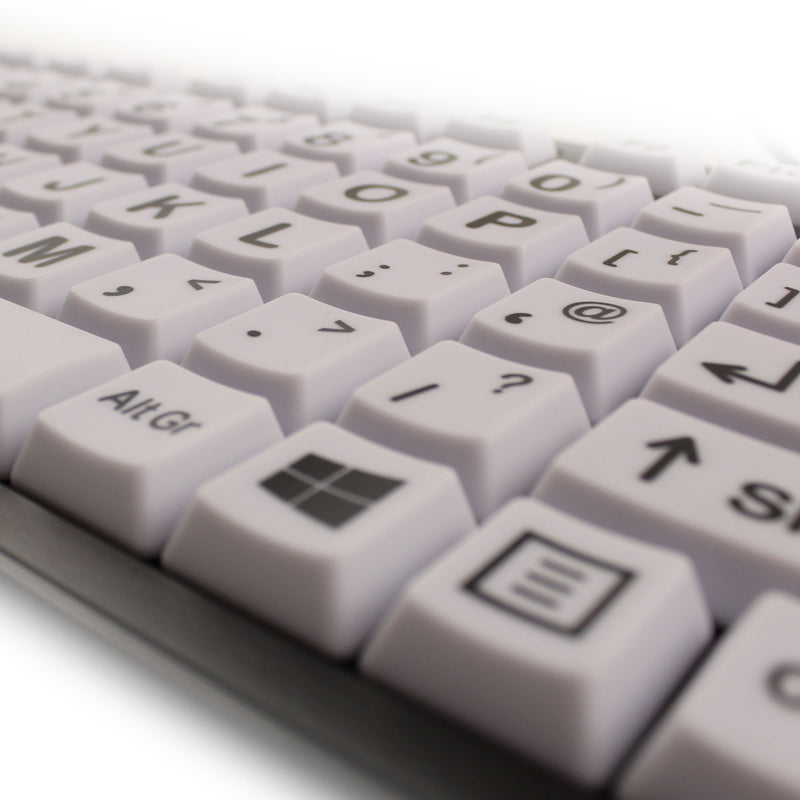 Accuratus Monster 2 High Contrast Uppercase Keyboard with Extra Large Keys