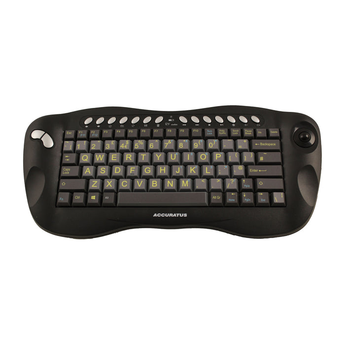 Accuratus Toughball HIVIS Keyboard with Integrated Trackball