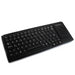 Accuratus KYB500-K82D Compact Keyboard with Integrated Trackball