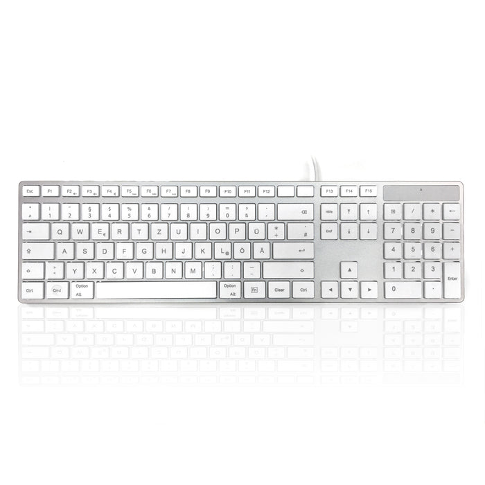 Accuratus KYB-301 Full Size Apple Mac Multimedia language keyboard