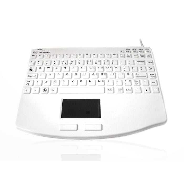 AccuMed KYBNA-540VESA IP67 Keyboard with Integrated Touchpad and Optional Backlighting