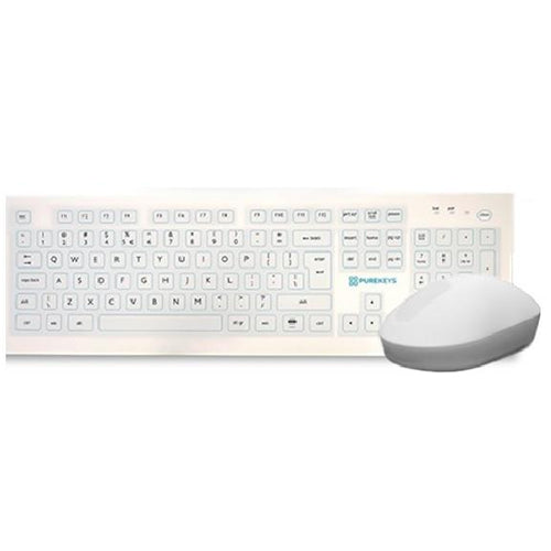 Purekeys Wireless Medical Keyboard and Mouse Set