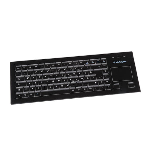 PrehKeyTec GIK-2700 Alphanumeric Glass Keyboard with Integrated Touchpad