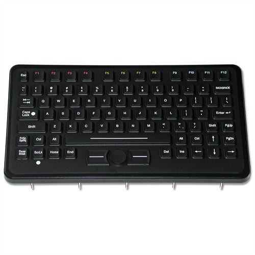 iKey Industrial Keyboard PM-860 Panel Mount with Integrated HulaPoint