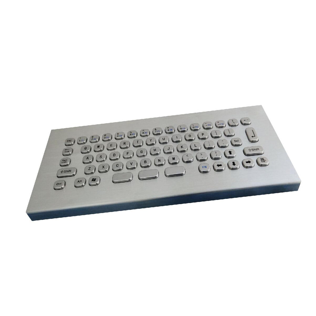 KBS-PC-MINI-DESK Compact Desktop Stainless Steel Keyboard — Keyboard ...