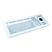 InduKey TKS-105a-TB38-FP Keyboard with Integrated Trackball