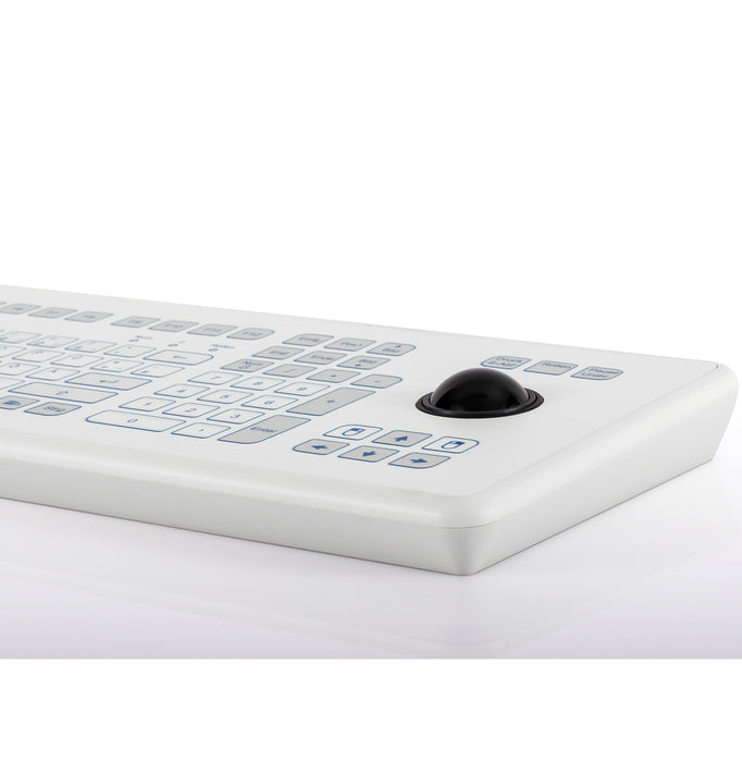 InduKey TKS-105c-TB38-KGEH Keyboard with Integrated Trackball