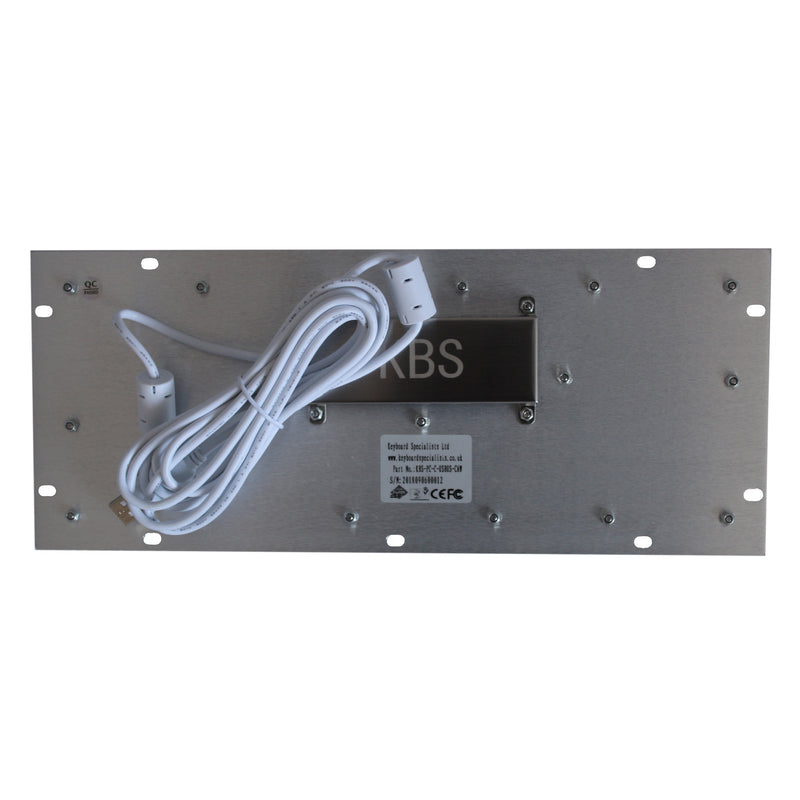 KBS-PC-C Stainless Steel Panel Mount Keyboard