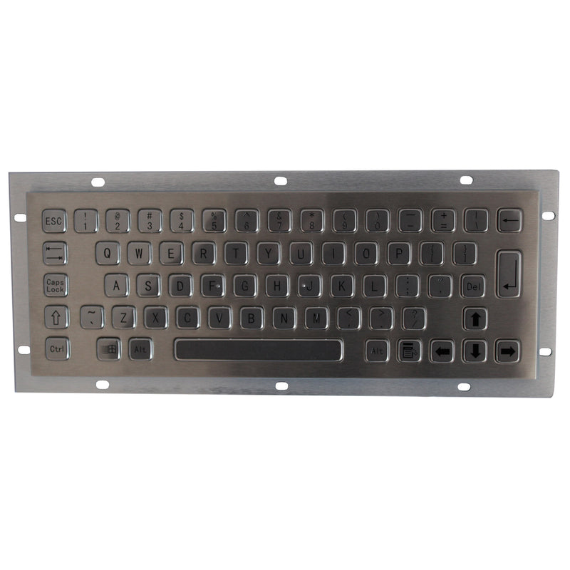 KBS-PC-C Stainless Steel Panel Mount Keyboard