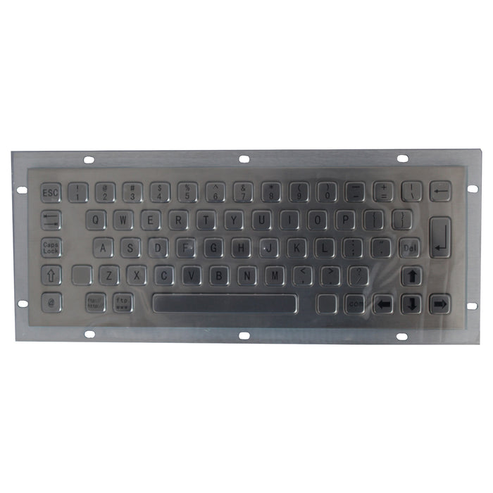KBS-PC-C Stainless Steel Panel Mount Keyboard — Keyboard Specialists LTD