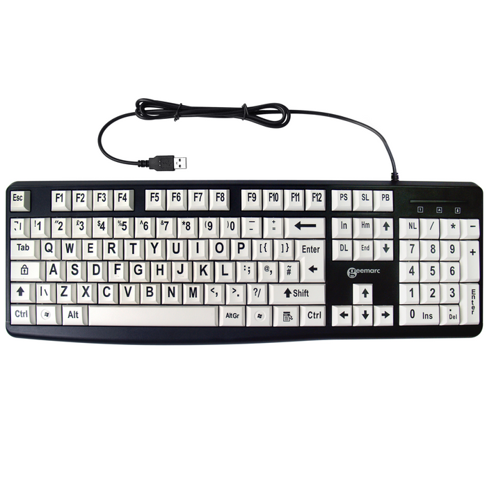 KBSV3-WH - High Visibility Keyboard — Keyboard Specialists LTD