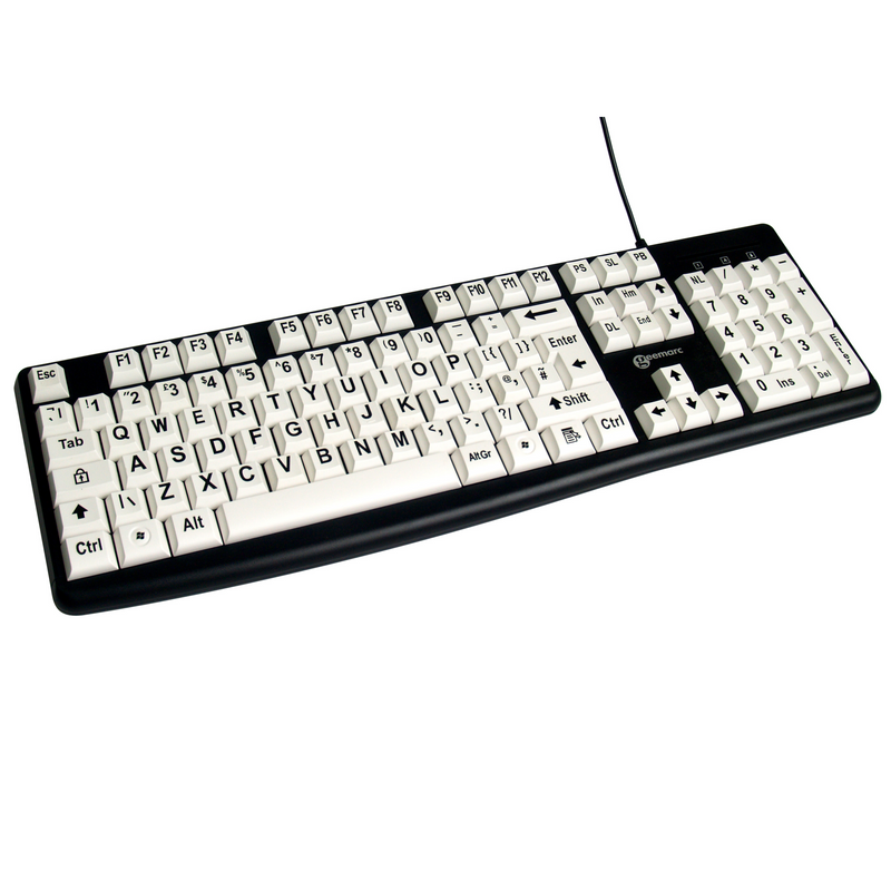 KBS White V3 - High Visibility Keyboard