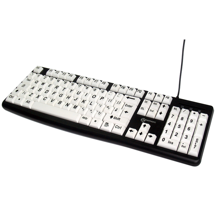 KBS White V3 - High Visibility Keyboard
