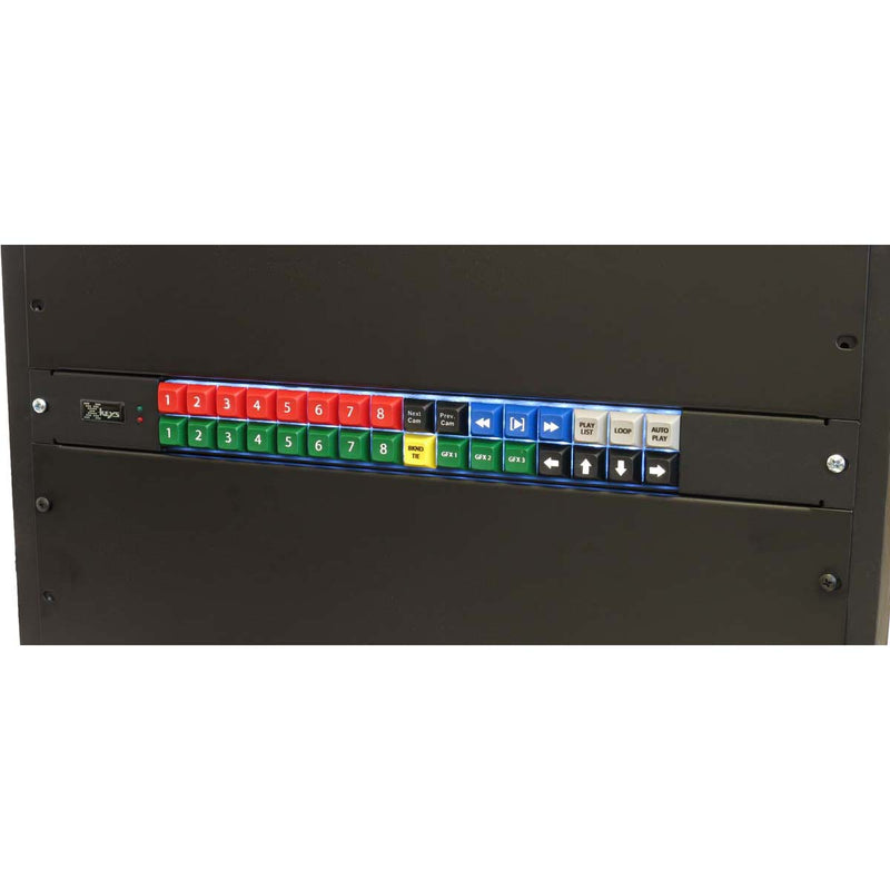 X-keys XKR-32 Rack Mounted Keyboard.