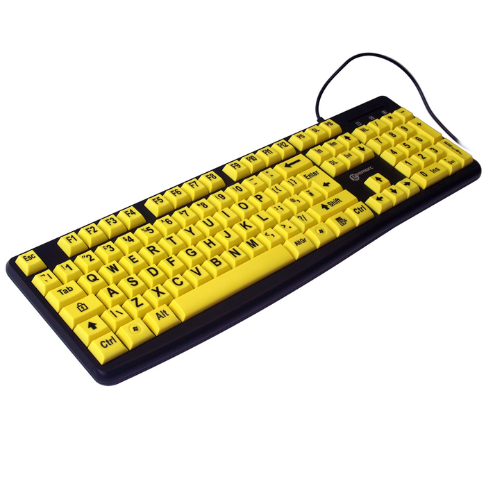 KBS Yellow V3 - High Visibility Keyboard — Keyboard Specialists LTD