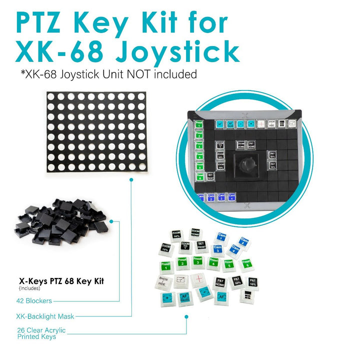 X-keys PTZ 26 Key Set