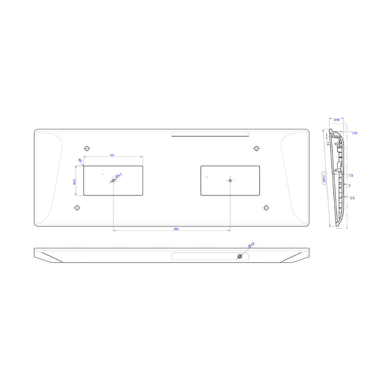 Cleankeys CK4 Wireless Medical Keyboard