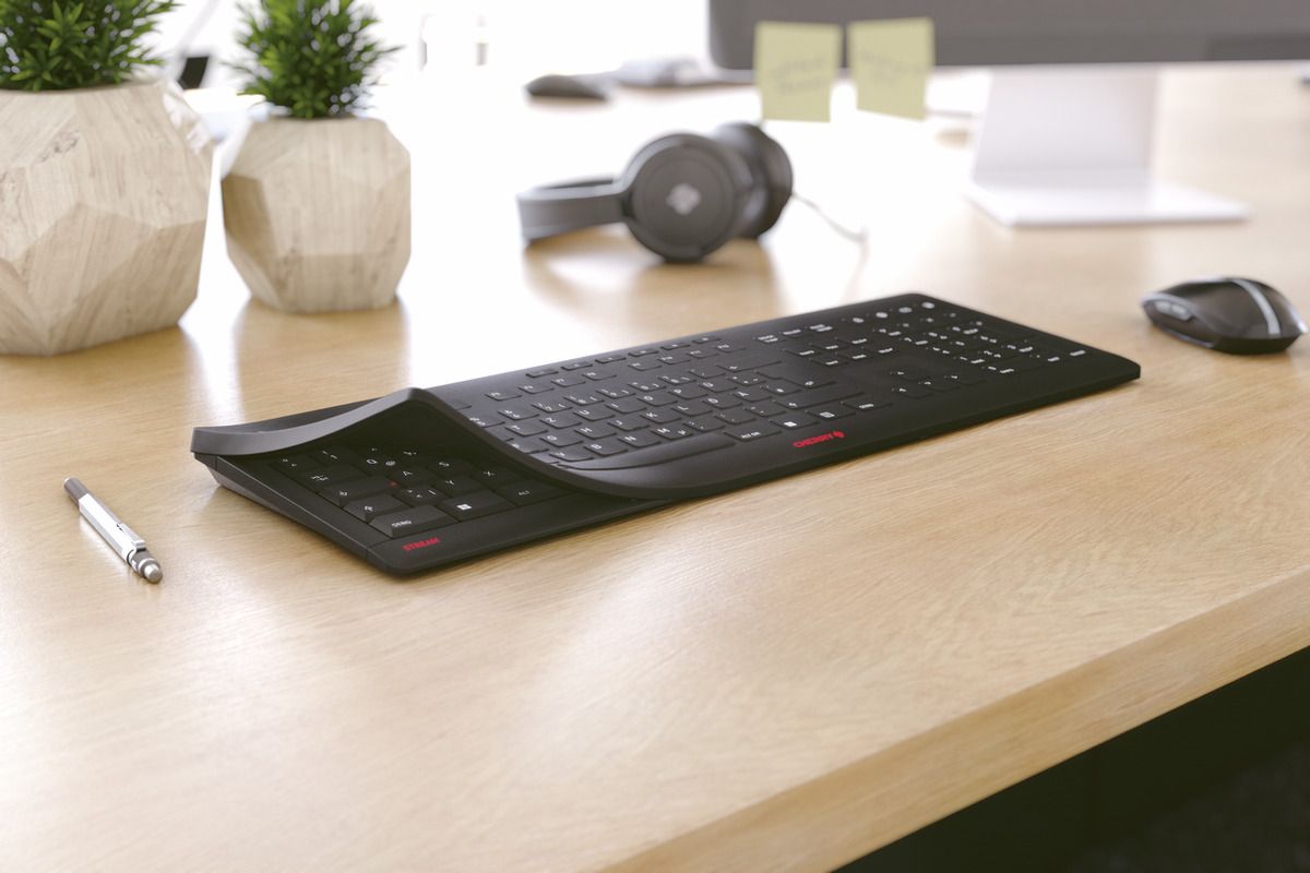 Stream Keyboard CHERRY STREAM PROTECT Wireless Keyboard — Keyboard Specialists LTD