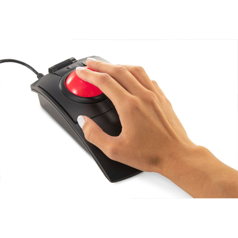 L Trac X-keys L-Trac Red Trackball — Keyboard Specialists LTD