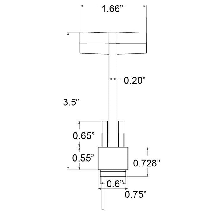 T Bar Riser Key X-keys T-bar Fader — Keyboard Specialists LTD