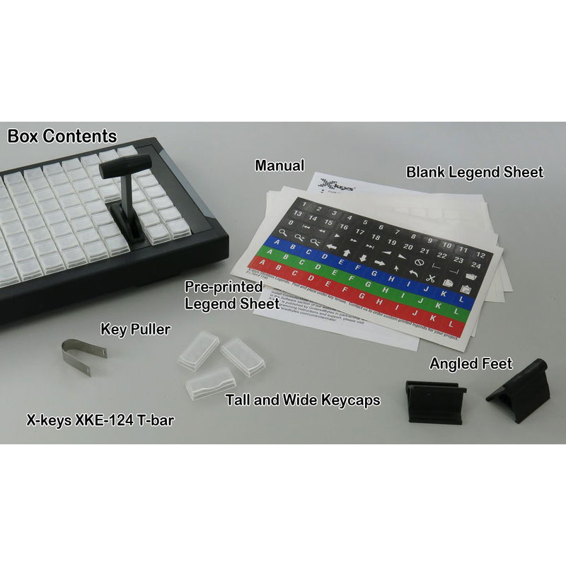 X-keys XKE-124 T-Bar USB Keyboard